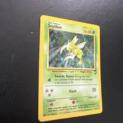 Scyther #17/130 Holo Pokemon Card - Base Set 2 2000 RARE - Image 3