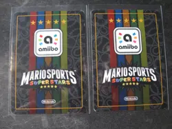 BIRDO 2-CARD LOT 2017 AMIIBO MARIO SPORTS SUPERSTARS #74/#75 Golf & Horse EX - Image 2