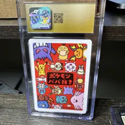 CGC 10 PRISTINE Meowth Old Maid 2019 Japanese Pokemon Card - Image 2