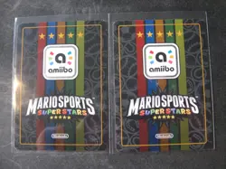 PEACH 2-CARD LOT 2017 AMIIBO MARIO SPORTS SUPERSTARS #15/#90 Horse Racing EX - Image 2