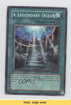 A Legendary Ocean Unlimited YuGiOh Legacy of Darkness #LOD-078 2003 READ 0b4 - Image 1