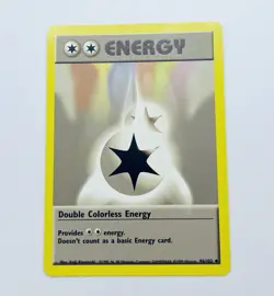 1999 Pokemon Card : Base Set Double Colorless Energy 96/102 - Toploader Included - Image 1