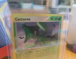 Pokemon TCG Cacturne Reverse Holo EX Sandstorm Card 2/100 LP Rare English 2003 - Image 2