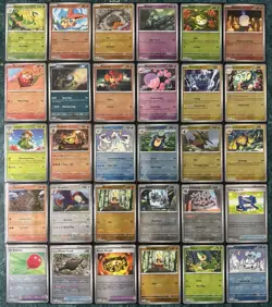 Black Bolt White Flare Pokeball Masterball Master Ball Reverse Holo 30 Card Lot - Image 1