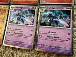 13x Charcadet Armarogue Ceruledge Pokemon Card Lot W/ Reverse Holos Mixed Lot - Image 4
