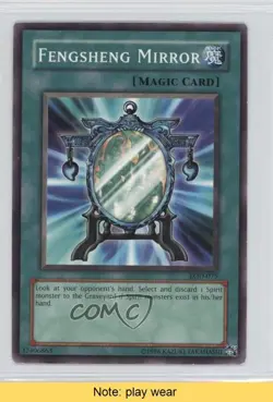 Fengsheng Mirror Unlimited YuGiOh Legacy of Darkness #LOD-075 2003 READ 2u3 - Image 1