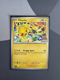 Pokemon 2025 Worlds Celebratory Pikachu Promo Card Brand New - Image 1