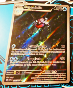 Pokemon Francais Card Holo Carte Superdofin 225/091 PAF FR Mint 2024 - Image 1