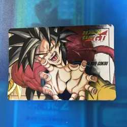 Dragon Ball Carddass Goku 04 Prism Character Card Used - Image 1