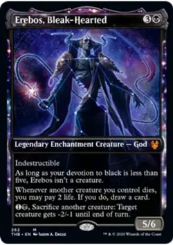 Erebos, Bleak-Hearted - Showcase - Theros Beyond Death #262 MTG Magic The Gather - Image 1
