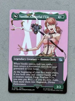 Vanille, Cheerful l'Cie #392 Borderless Regular MTG - Final Fantasy FIN - NM - Image 1