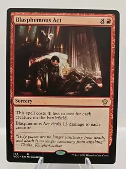 Blasphemous Act MTG Commander: Innistrad: Crimson Vow Regular - Image 1