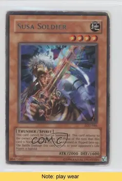 Susa Soldier Unlimited YuGiOh Legacy of Darkness #LOD-066 2003 READ 0j6 - Image 1