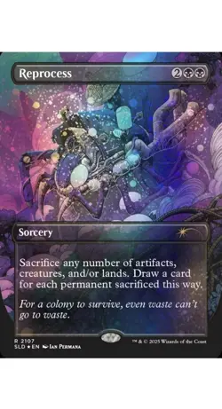 MTG Secret Lair Alien Auroras Galaxy FOIL - Sealed - SLD Secret Lair Chaos Vault - Image 2