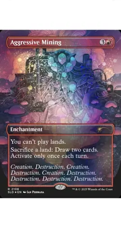MTG Secret Lair Alien Auroras Galaxy FOIL - Sealed - SLD Secret Lair Chaos Vault - Image 3