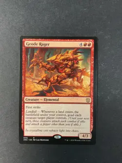Geode Rager - Commander Zendikar Rising - Magic the Gathering - MTG - Image 1