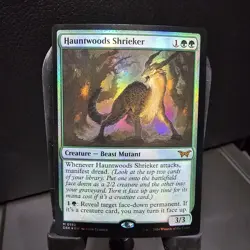 MTG - Hauntwoods Shrieker - FOIL Mythic #182 - Duskmourn: House of Horror NM - Image 1