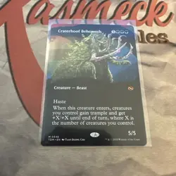 MTG Craterhoof Behemoth (Borderless) Tarkir: Dragonstorm Regular #0346 - Image 1
