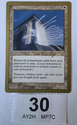 MTG Replenish - Gold Border World Championships 2000. LP - Image 1