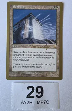 MTG Replenish - Gold Border World Championships 2000. LP - Image 1