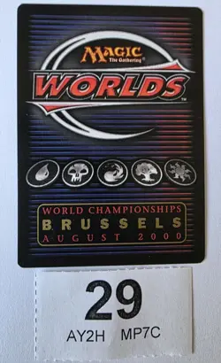 MTG Replenish - Gold Border World Championships 2000. LP - Image 2