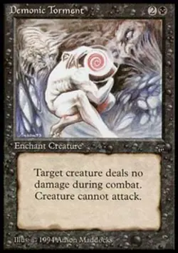 MTG English Demonic Torment NM Normal Legends - Image 1
