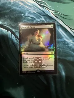 MTG Demonic Tutor (NM) Judge Promo - Image 1