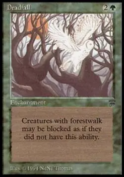 MTG English Deadfall NM Normal Legends - Image 1