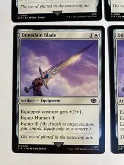 4x Mtg Lord Of The Rings Dunedain Blade NM Magic The Gathering - Image 2