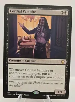 Cordial Vampire MTG Commander: Innistrad: Crimson Vow Regular - Image 1