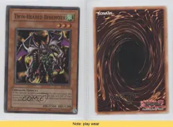 Twin-Headed Behemoth Unlimited YuGiOh Legacy of Darkness #LOD-063 2003 READ 0b5 - Image 3