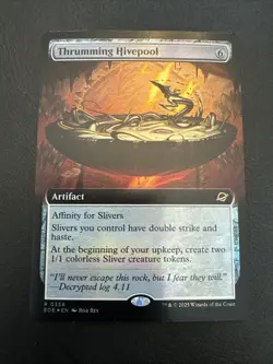 Thrumming Hivepool (Extended Art) Edge of Eternities Foil - 0356 - MTG X 2 - Image 3