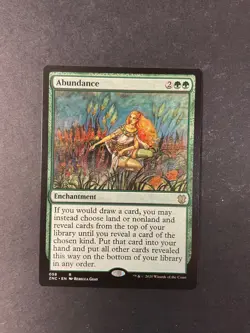 Abundance - Commander Zendikar Rising - Magic - MTG - Image 1