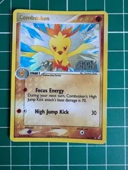 Combusken 16/100 EX Crystal Guardians Stamped Holo Pokemon TCG 2006 - Image 1