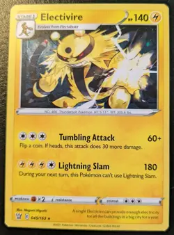 Electivire 045/163 Rare Sword & Shield: Battle Styles Pokemon TCG - Image 1