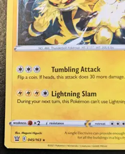 Electivire 045/163 Rare Sword & Shield: Battle Styles Pokemon TCG - Image 4