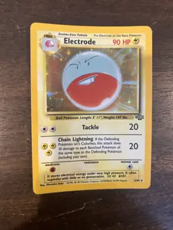 Pokemon TCG English NM/LP Electrode 2/64 Jungle Holo Rare Vintage WOTC - Image 1