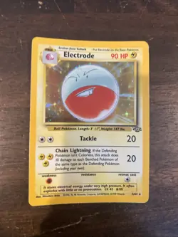 Pokemon TCG English NM/LP Electrode 2/64 Jungle Holo Rare Vintage WOTC - Image 2
