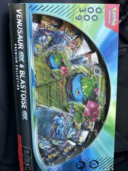 Venusaur ex Blastoise ex Premium Collection GameStop Exclusive - Pokemon TCG - Image 1