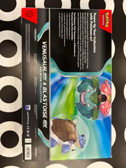 Venusaur ex Blastoise ex Premium Collection GameStop Exclusive - Pokemon TCG - Image 1