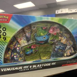 Venusaur ex Blastoise ex Premium Collection GameStop Exclusive - Pokemon TCG - Image 1