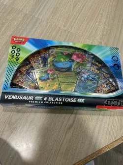 Venusaur ex Blastoise ex Premium Collection GameStop Exclusive - Pokemon TCG - Image 1