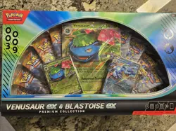 Venusaur ex Blastoise ex Premium Collection GameStop Exclusive - Pokemon TCG - Image 1