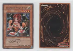 Thunder Nyan Nyan Unlimited YuGiOh Legacy of Darkness #LOD-059 2003 0j6 - Image 3