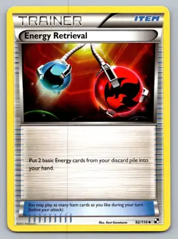 Pokemon TCG Black & White Energy Retrieval #92 - Image 1
