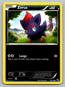 Pokemon TCG Black & White Zorua #70 - Image 1