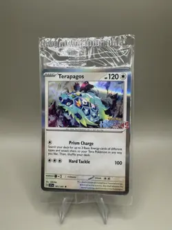 Sealed Pokemon Center HORIZONS Stamped Quaxly 050/191 & Terapagos 161/191 Promos - Image 1
