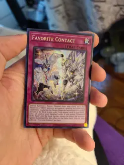 Yugioh Favorite Contact MP24-EN069 1st Prismatic Secret Rare - Image 1