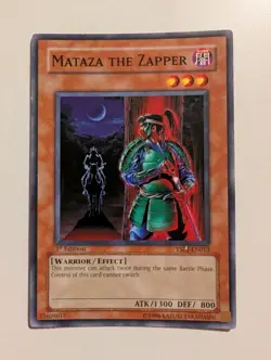 1st Ed Mataza the Zapper YSDJ-EN013 Yugioh - Image 1