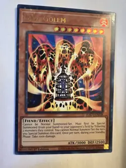 Lava Golem (Duel Terminal) HAC1-EN008 Yugioh Hidden Arsenal: Chapter 1 1st Ed - Image 1
